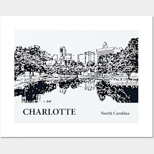 Charlotte - North Carolina Posters and Art